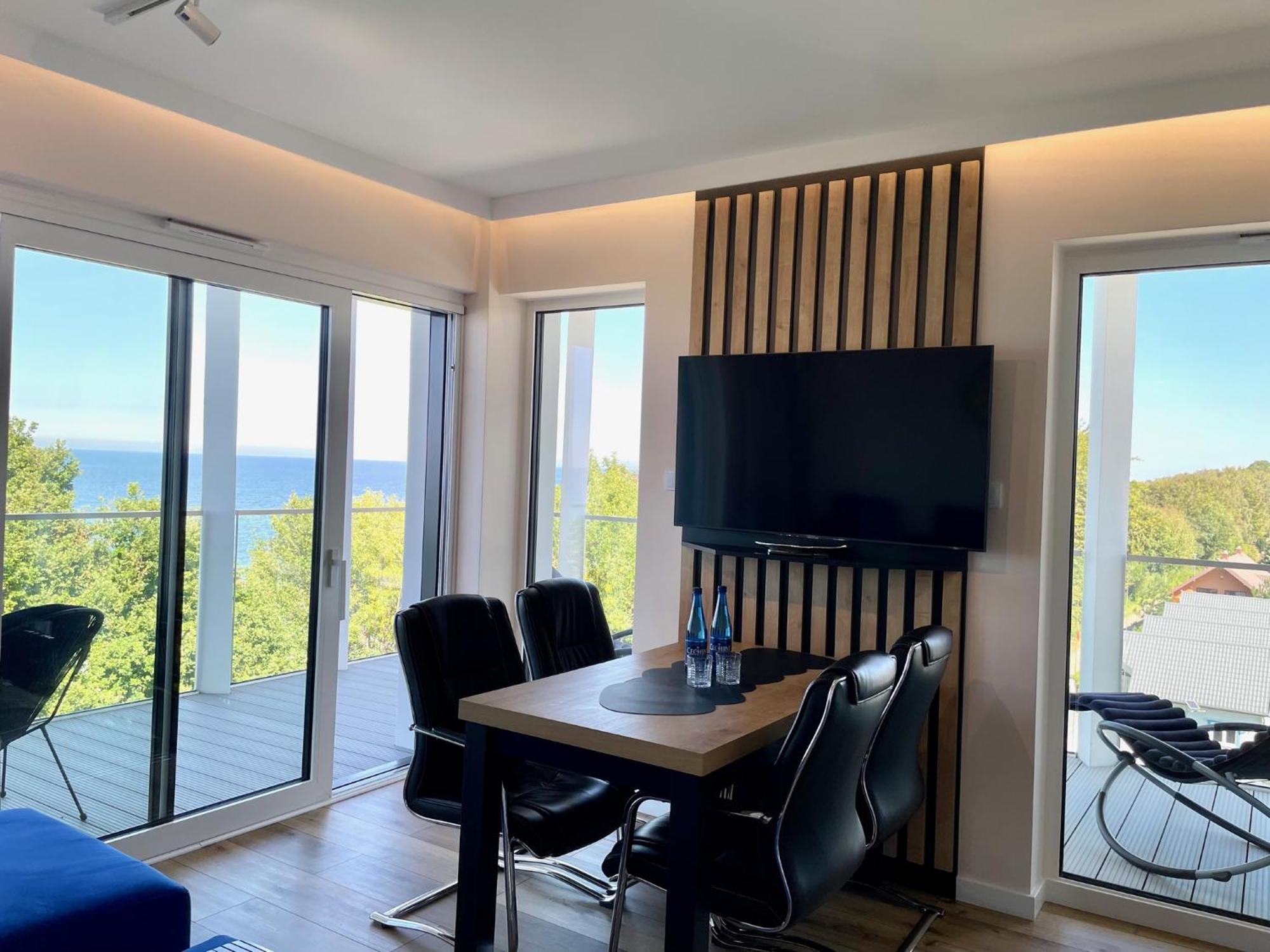 Perlowa Przystan - Apartamenty Komfort Widok Na Morze, Parking Sianozety Dış mekan fotoğraf
