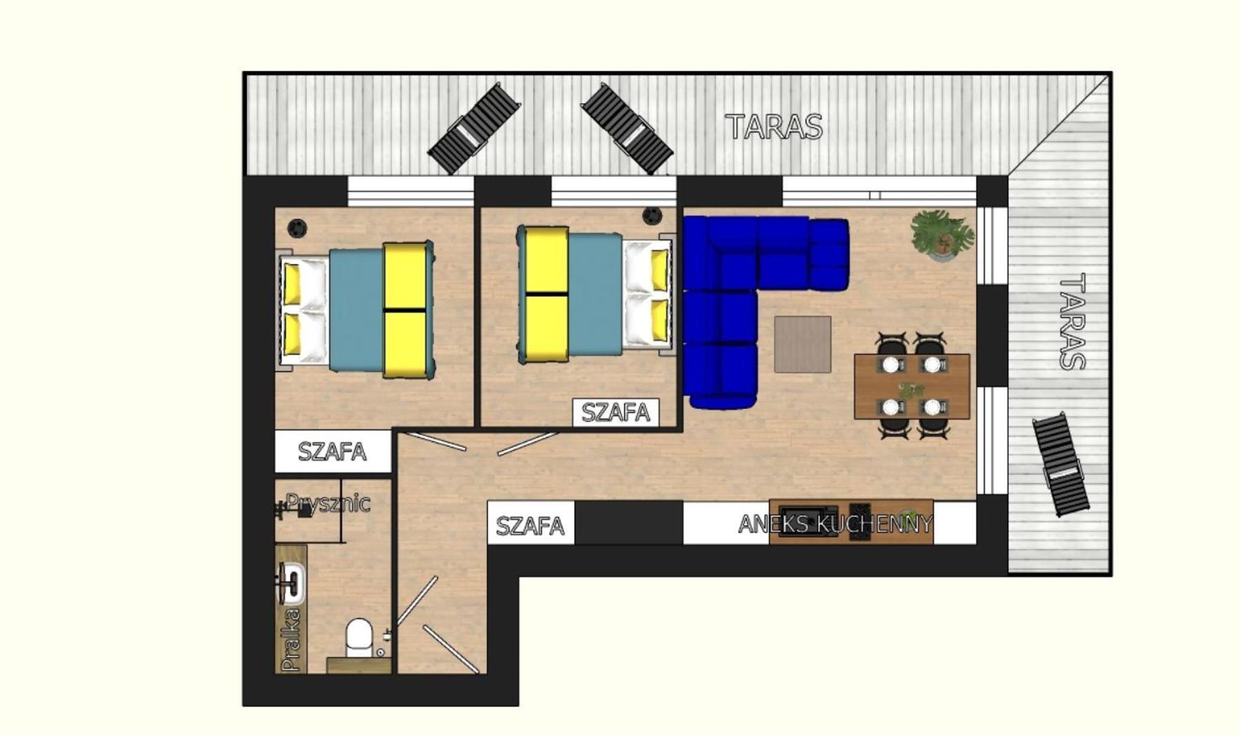 Perlowa Przystan - Apartamenty Komfort Widok Na Morze, Parking Sianozety Dış mekan fotoğraf